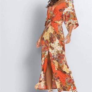 Venus Twist Front Maxi Dress sz XS